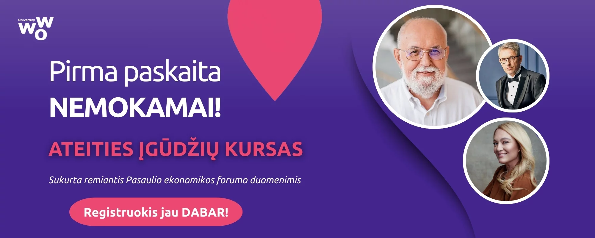 Ateities įgūdžių kursas Banner