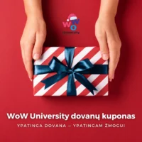 <b>WoW University Dovanų kuponas</b>