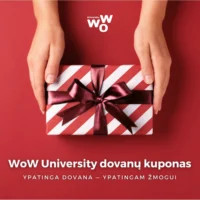 <b>WoW University Dovanų kuponas</b>